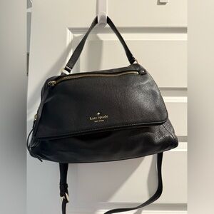 Kate Spade Black Leather Satchel